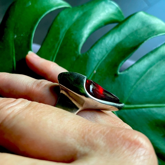 Uno de 50 Murano Glass Ring sz 6.5 - Picture 6 of 10